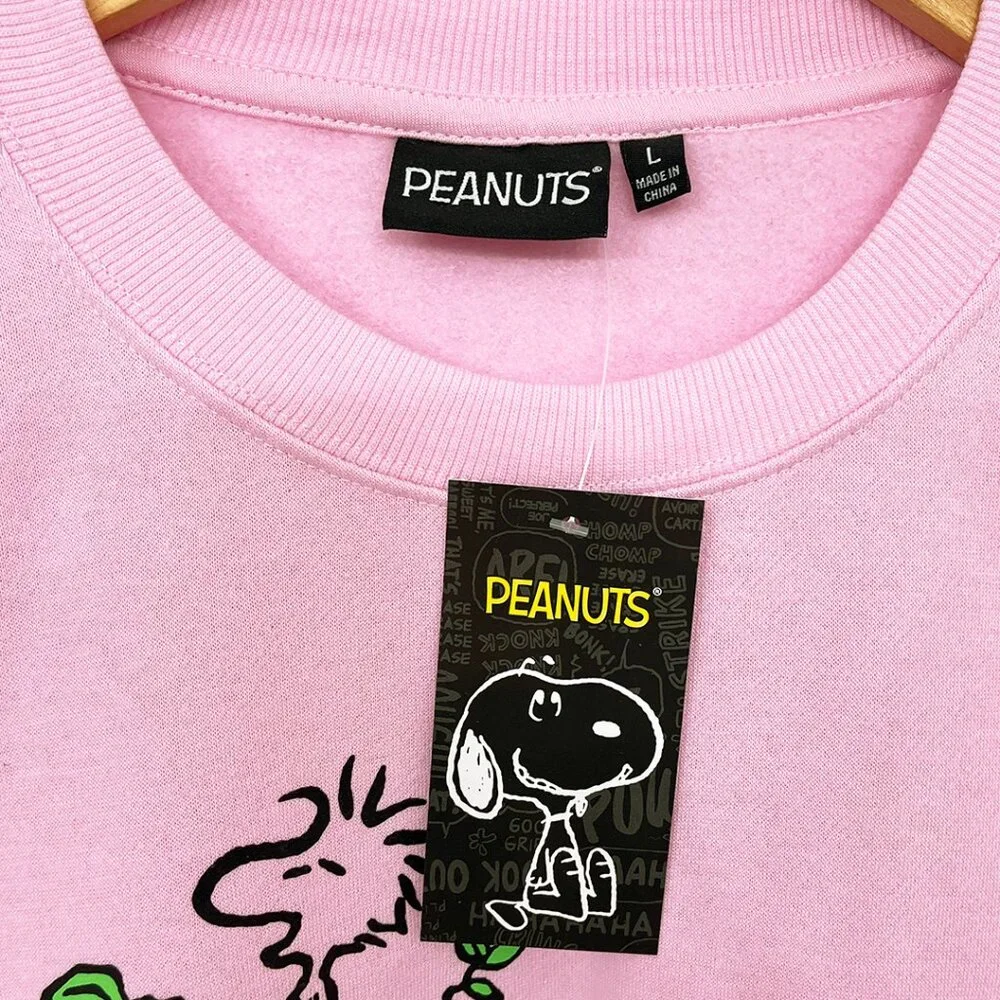 NWT Peanuts Snoopy & Woodstock Gardening Sweatshirt Unisex Large